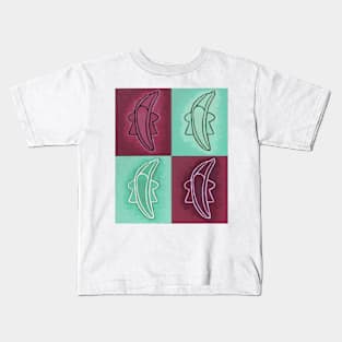 MeepNana Red Quads Kids T-Shirt